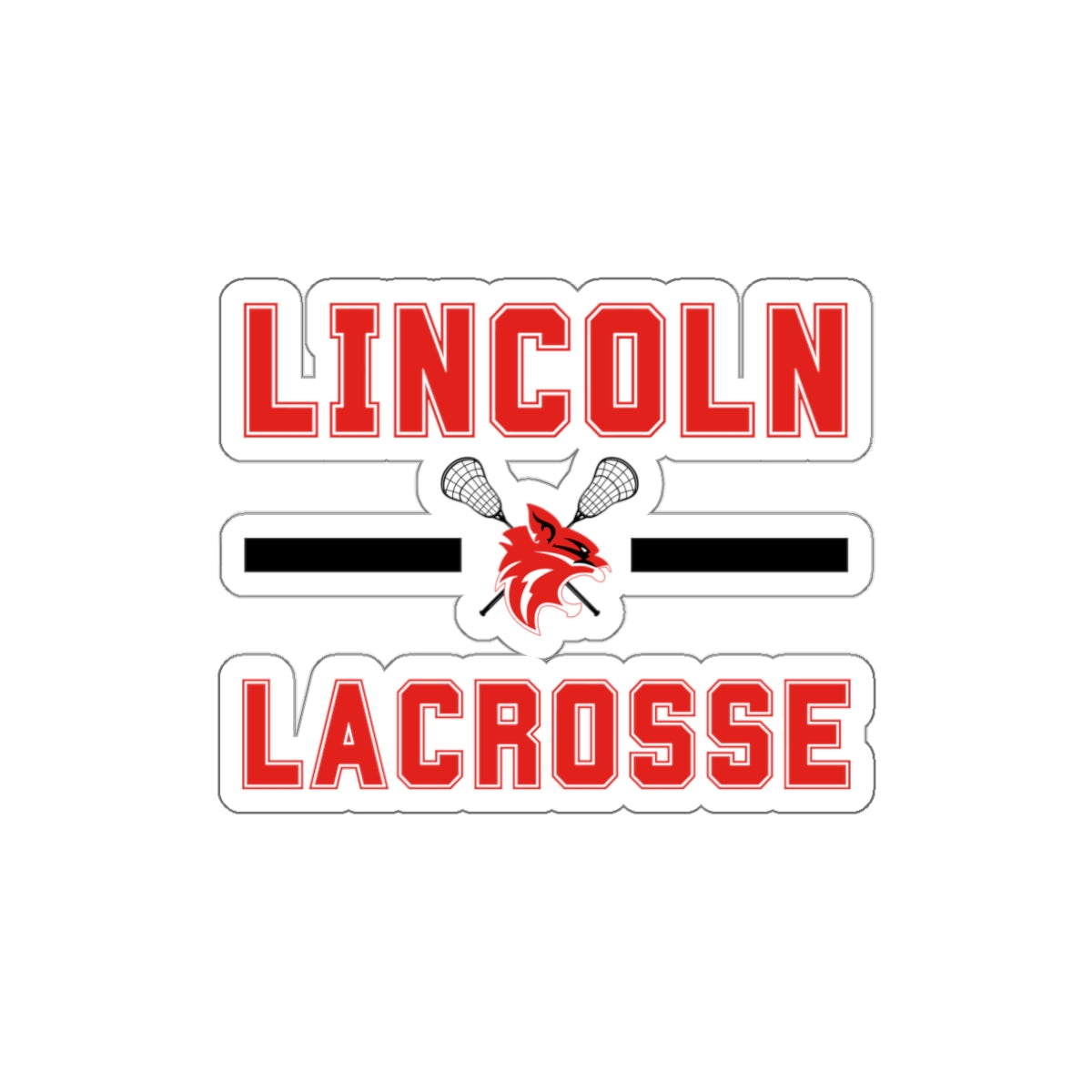 Lincoln High School Die-Cut Sticker