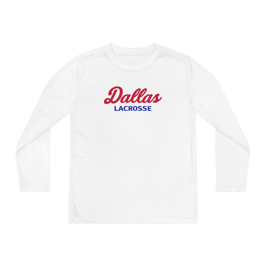 Youth Stangs Lacrosse Club Sport-Tek Performance Long Sleeve