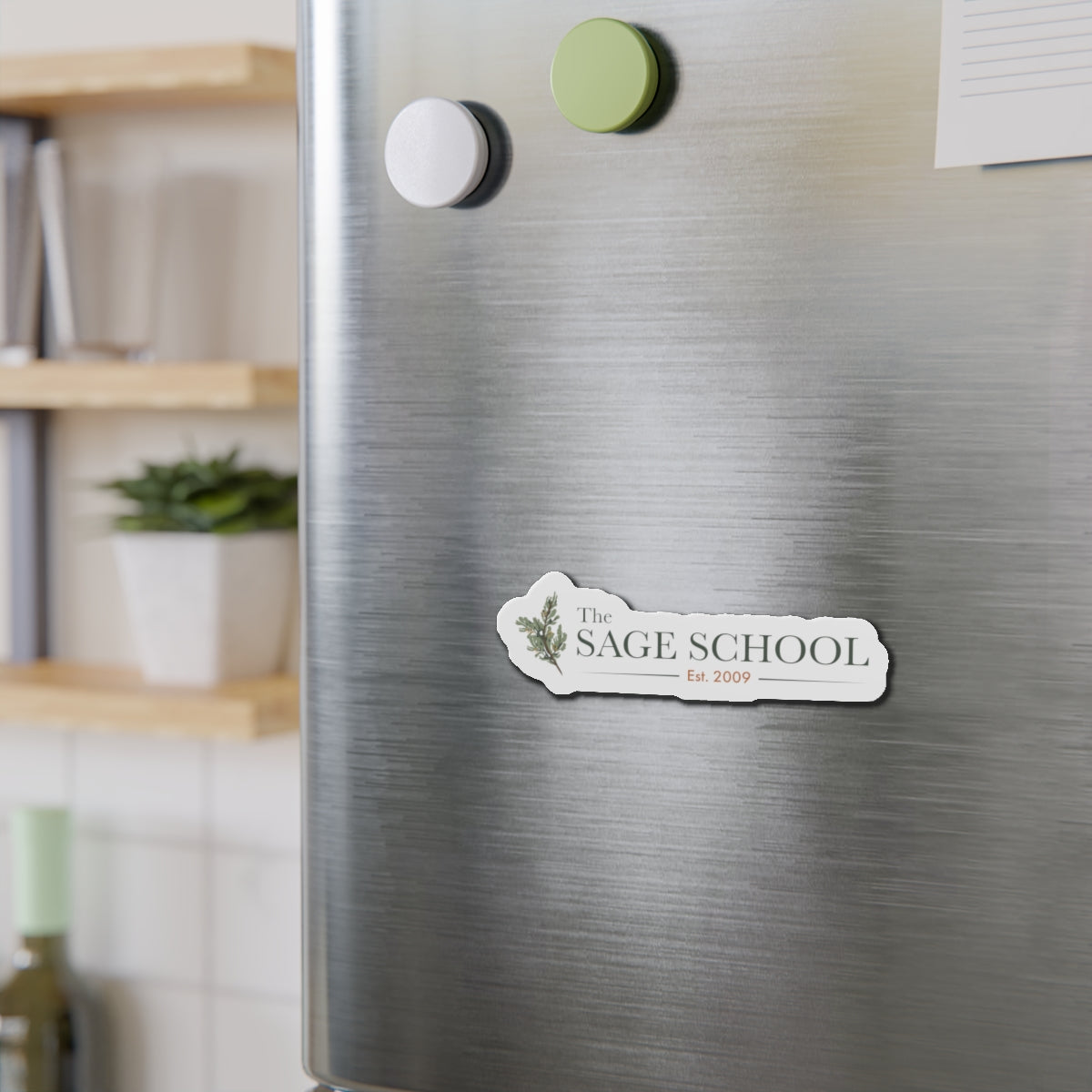 The Sage School Die-Cut Magnet