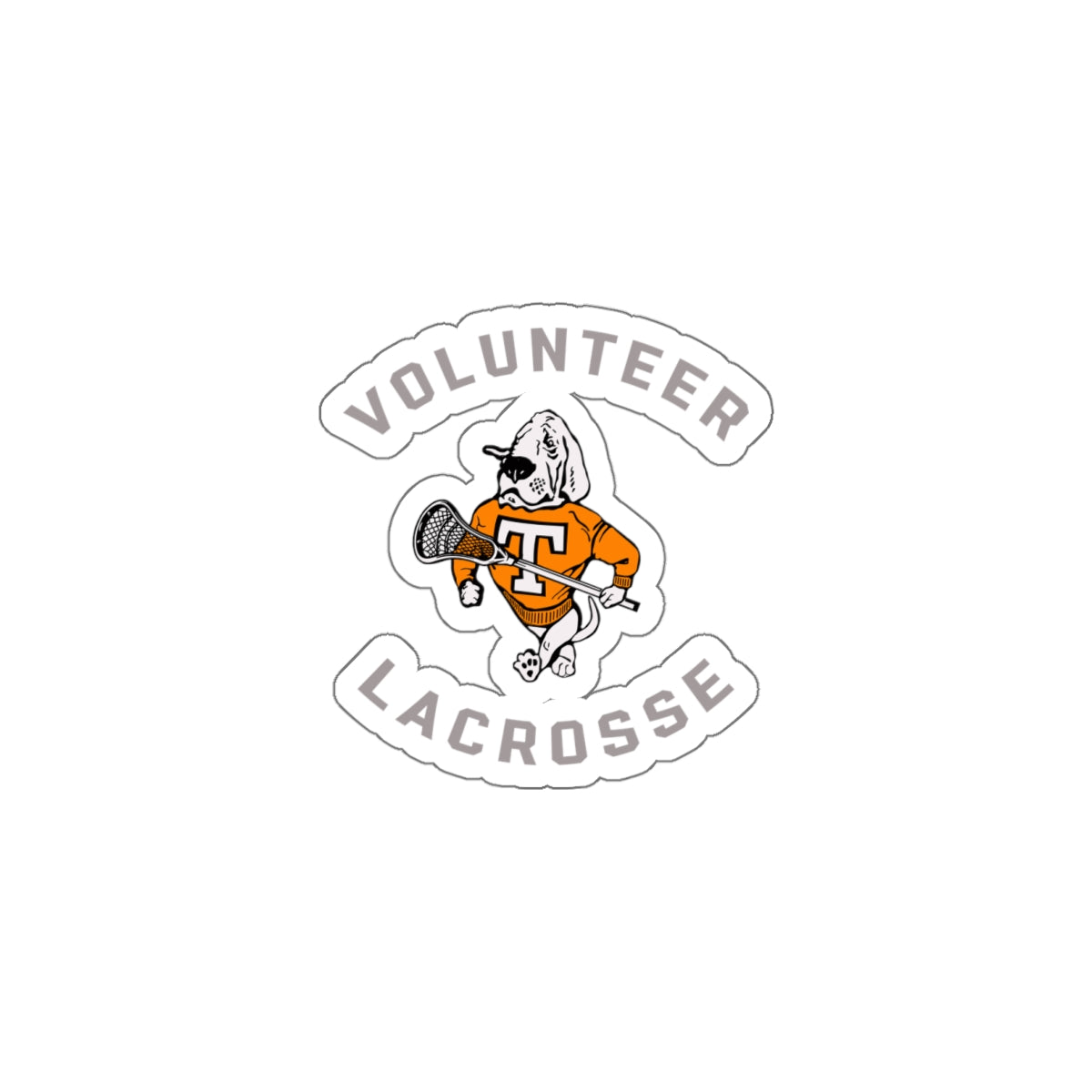 Tennessee Lacrosse Die-Cut Sticker (3x3, 4x4)