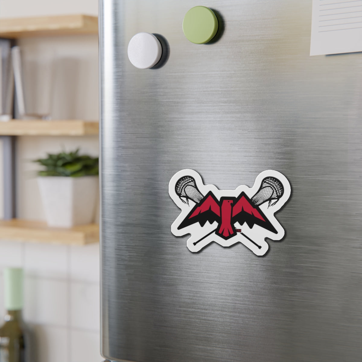 Montrose Lacrosse Die-Cut Magnet