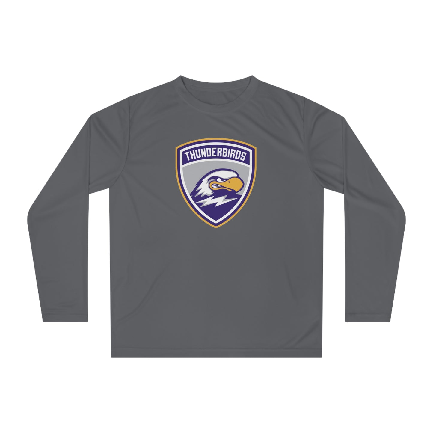 Adult Thunderbirds Hockey Team 365 Performance Long Sleeve Shirt