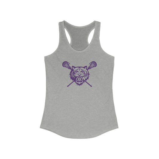 Women's Tiger Lax Next Level Racerback Tank