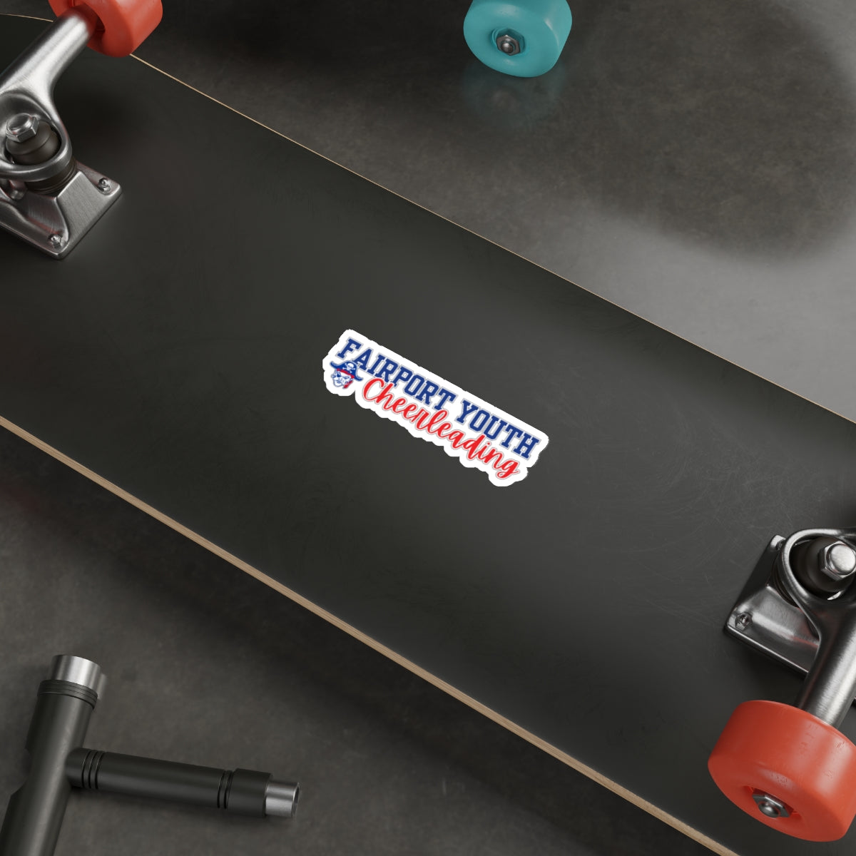 Fairport Football and Cheer Die-Cut Stickers