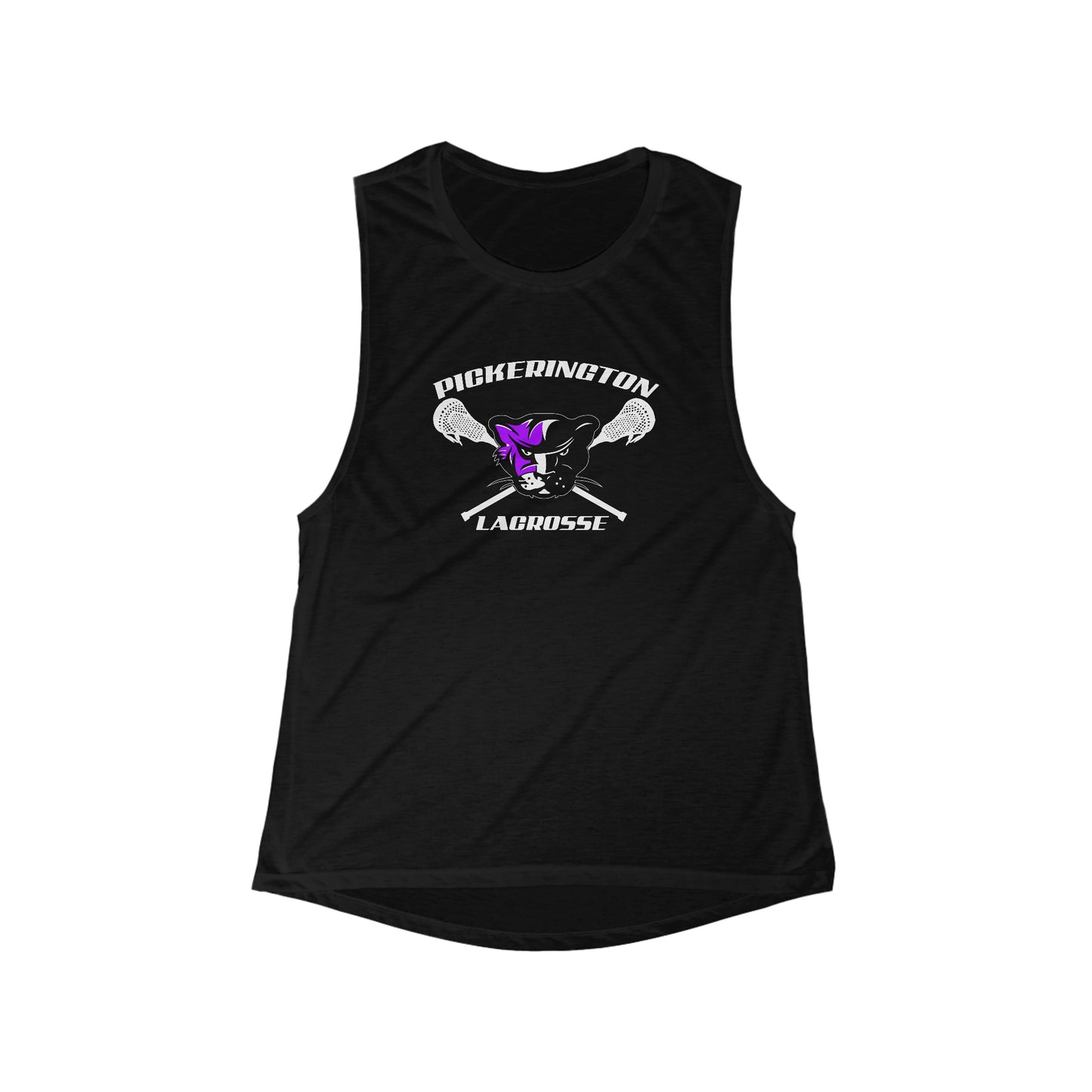Women's LaxCats Bella + Canvas Flowy Scoop Sport Tank