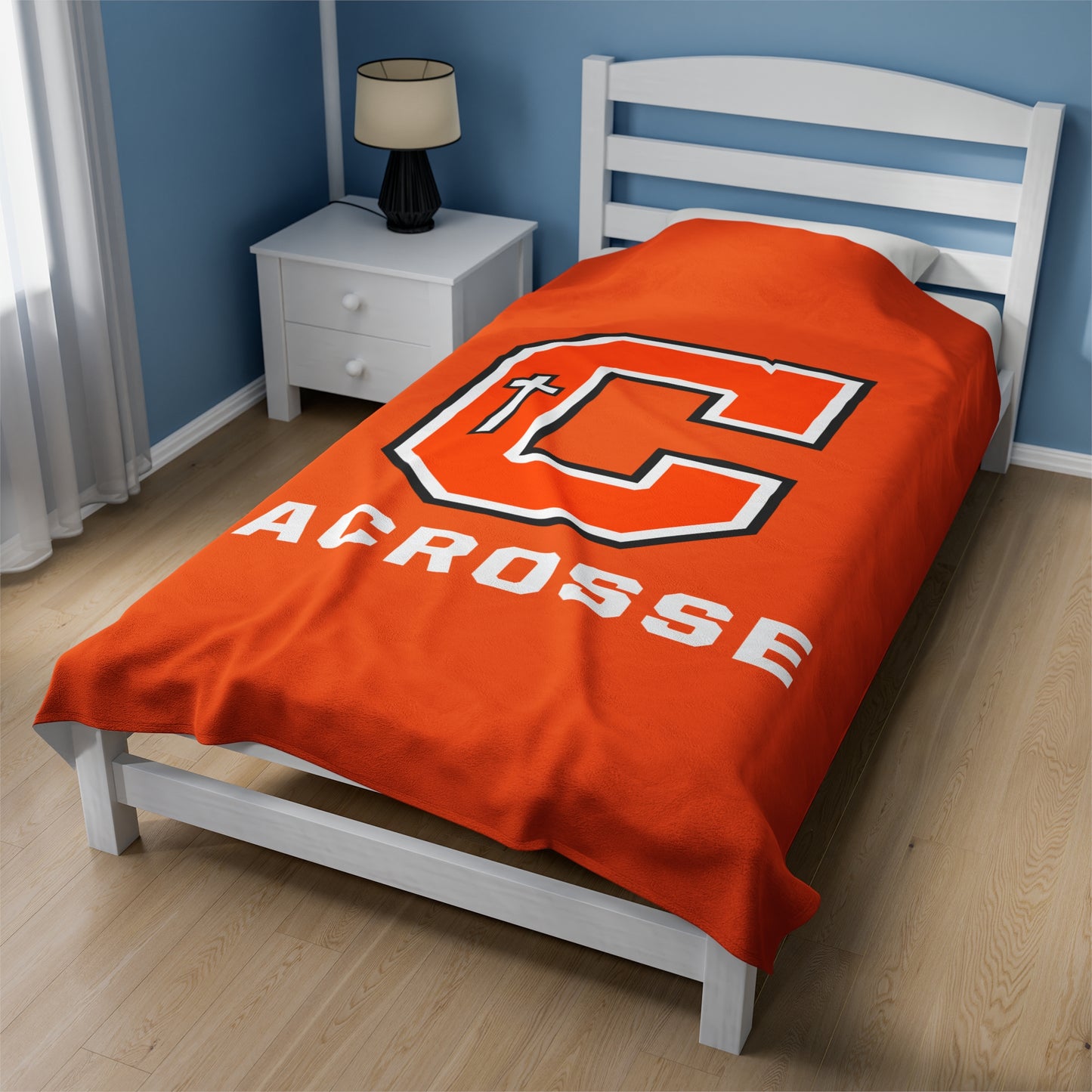 CHS Lacrosse Velveteen Plush Blanket