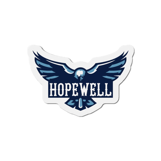 Hopewell Hawks Die-Cut Magnet