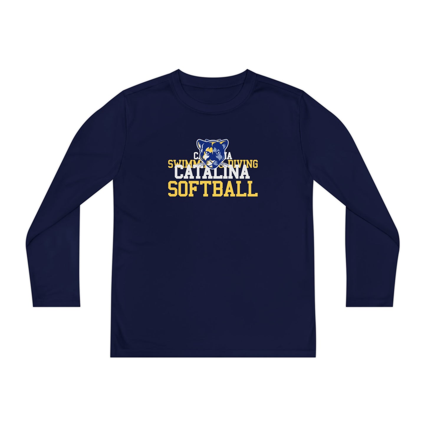 Youth Catalina Softball Sport-Tek Performance Long Sleeve Shirt