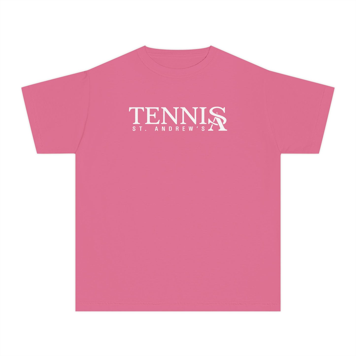 Youth Saints Tennis Comfort Colors Garment Dyed T-Shirt