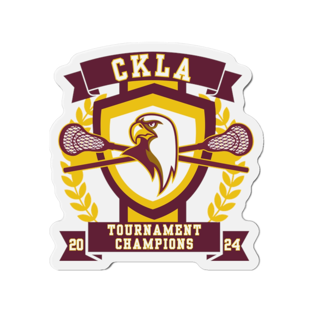 Jessie Clark Lacrosse Die-Cut Magnets
