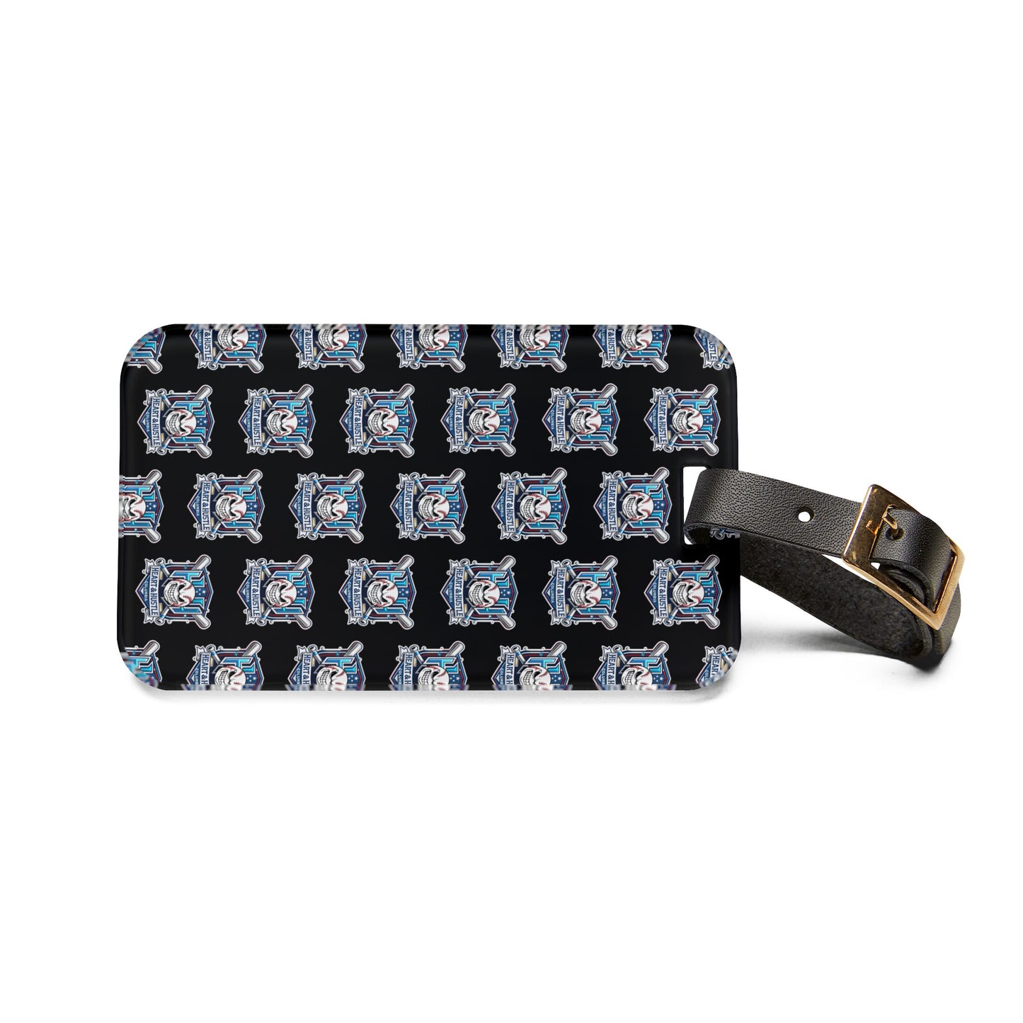 Heart and Hustle Baseball Luggage Tag