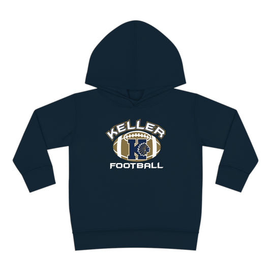 Toddler Keller Football Pullover Fleece Hoodie