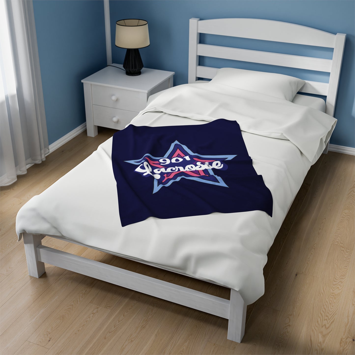 Stars 901 Lacrosse Velveteen Plush Blanket