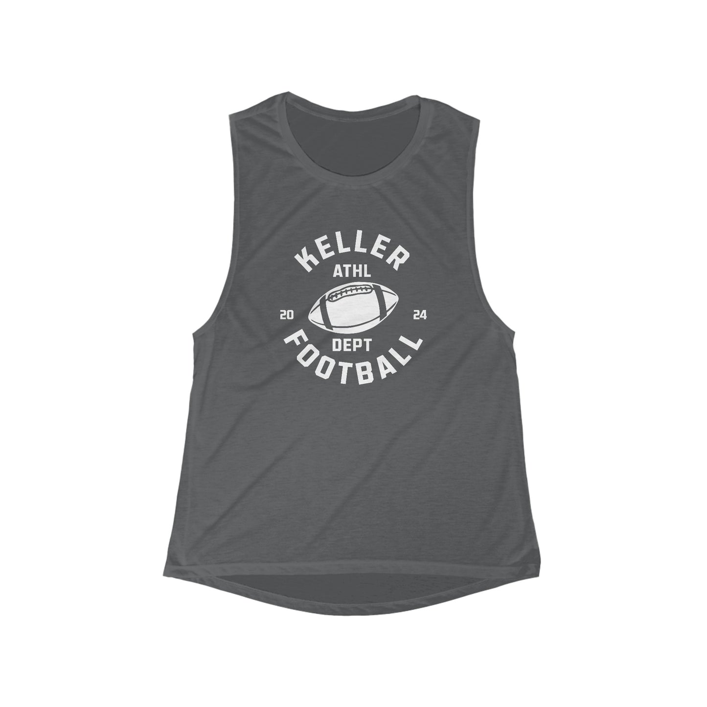 Women's Keller Football Flowy Scoop Muscle Tank