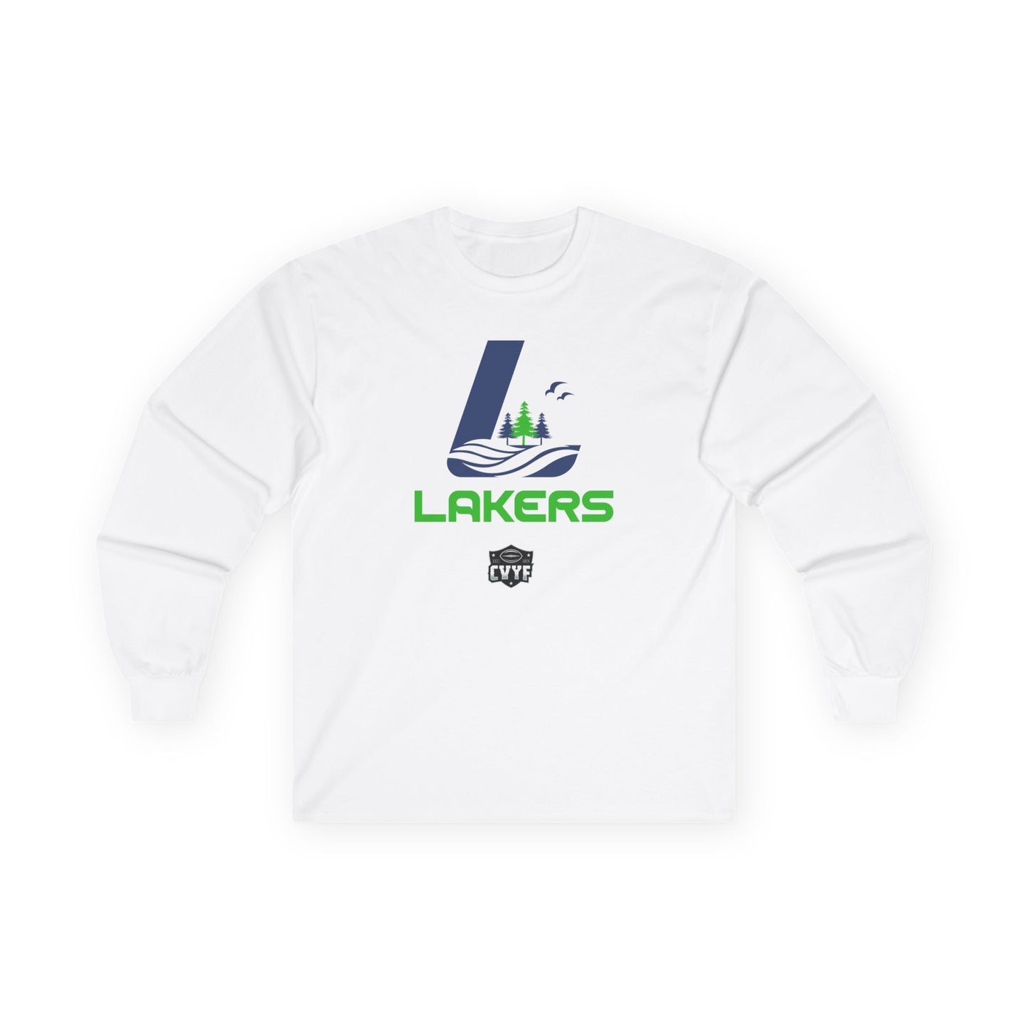 Adult Lakers Gildan Ultra Cotton Long Sleeve
