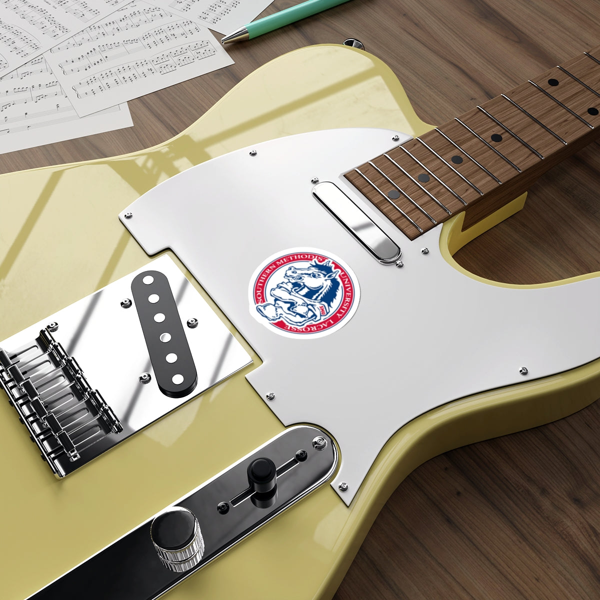Stangs Lacrosse Die-Cut Stickers (3-Pack)