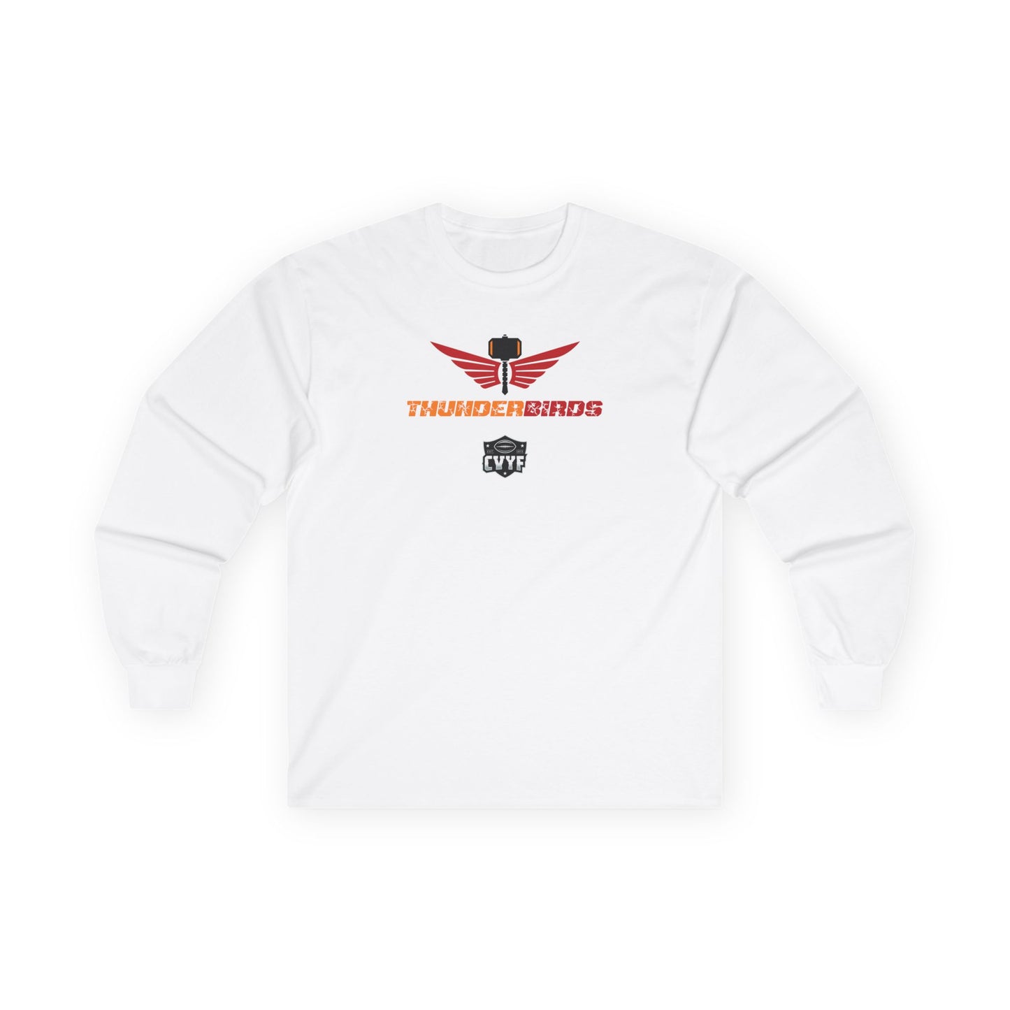 Adult Thunderbirds Gildan Ultra Cotton Long Sleeve