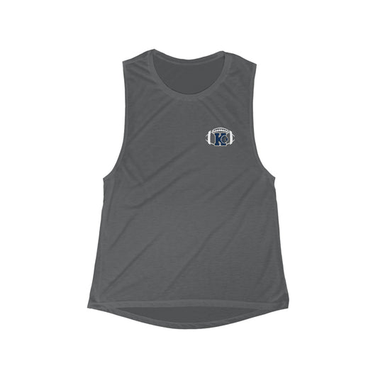 Women's Keller Football Flowy Scoop Muscle Tank