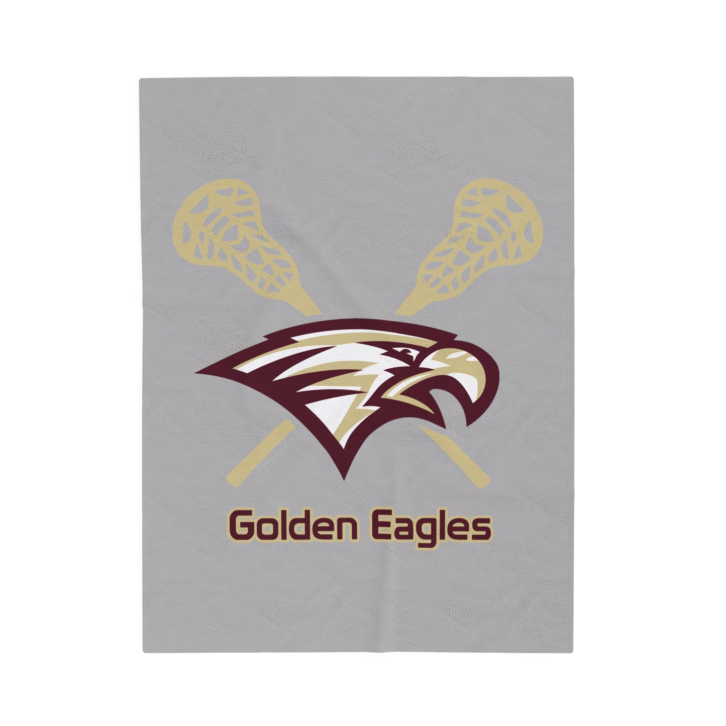 Maple Mountain Youth Lacrosse Velveteen Plush Blanket