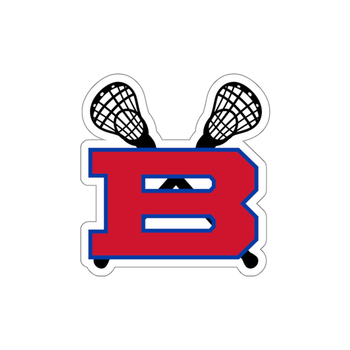 Bartlett HS Lacrosse Die Cut Stickers