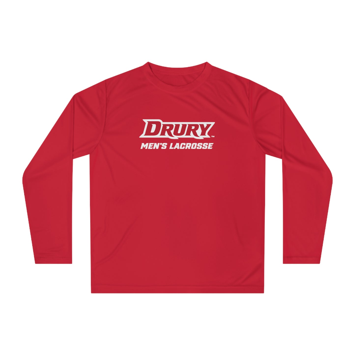 Adult Drury Lacrosse Team 365 Performance Long Sleeve