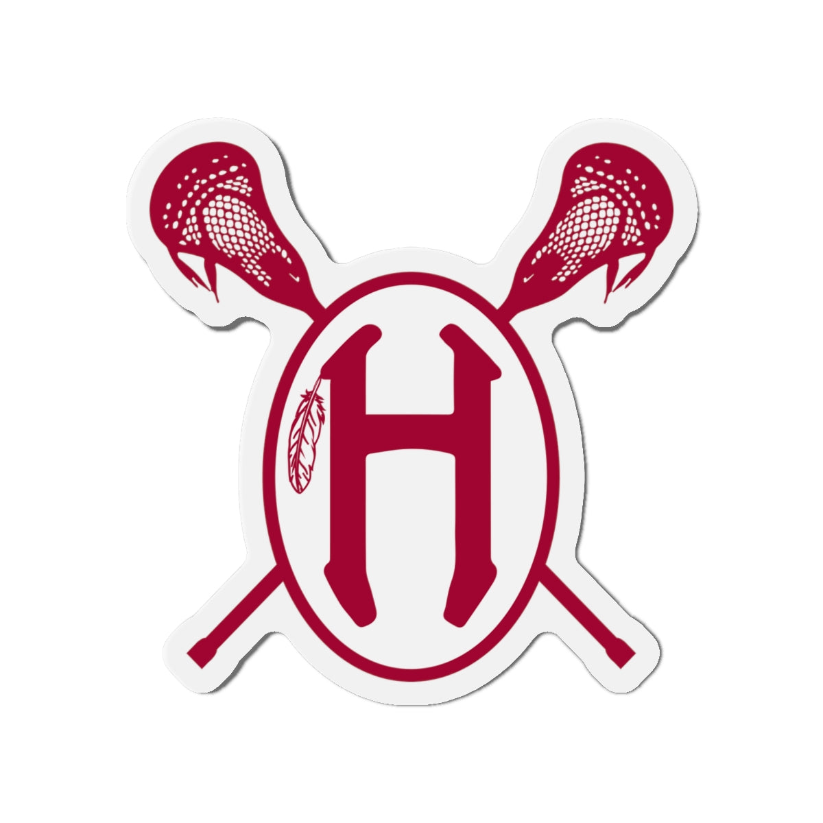 Hoboken Lacrosse Magnet