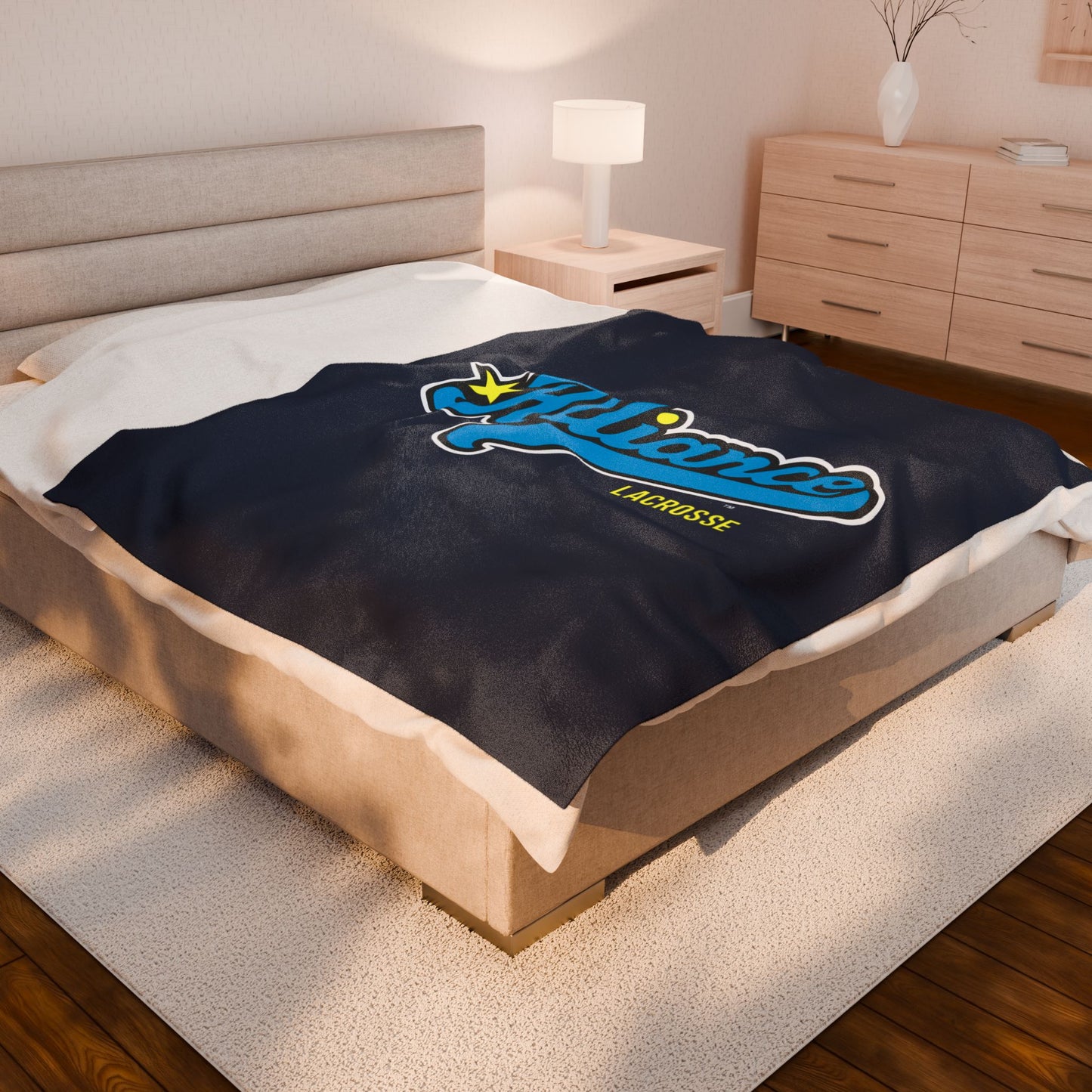 Alliance Lacrosse Velveteen Plush Blanket