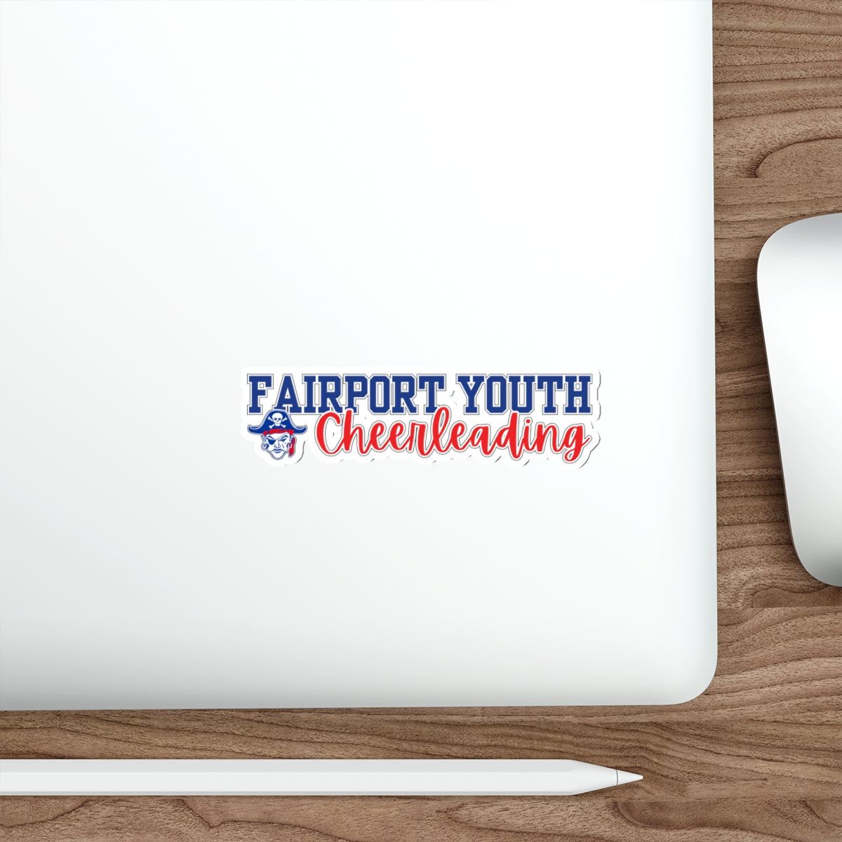 Fairport Football and Cheer Die-Cut Stickers
