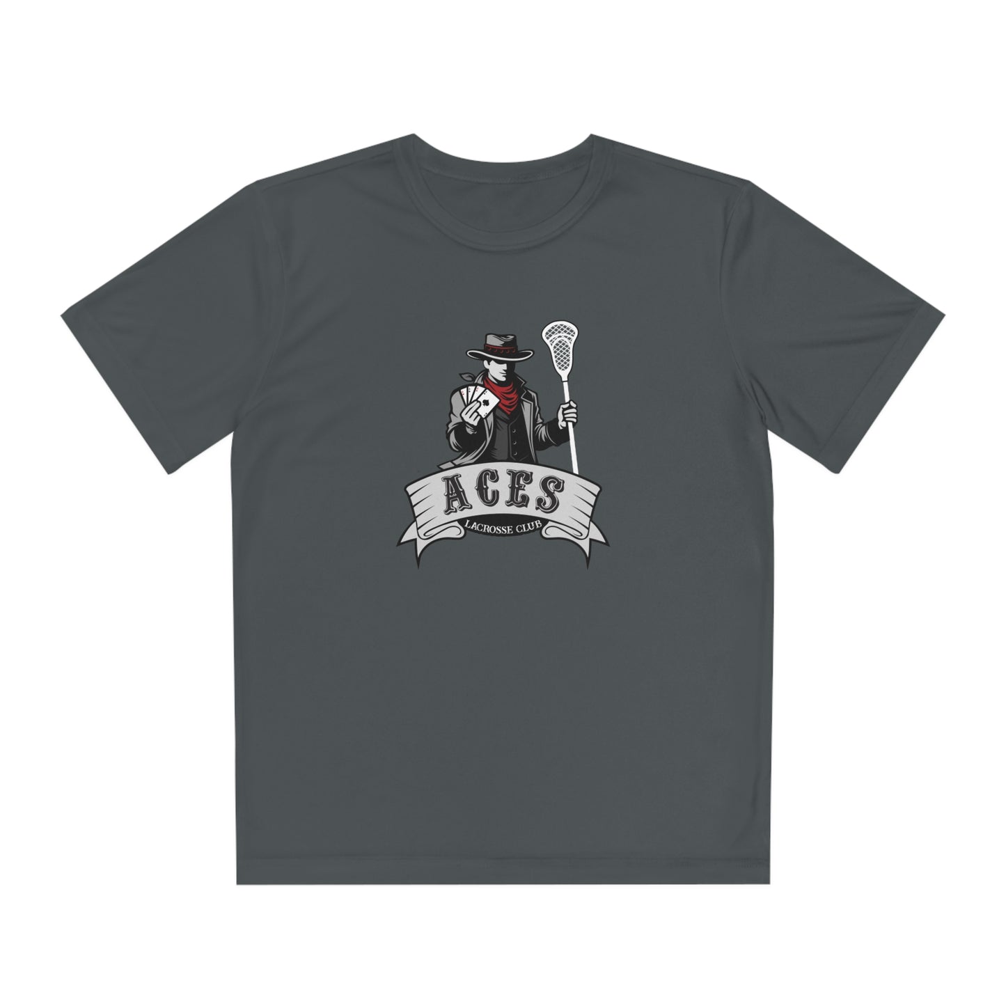 Youth Aces Lacrosse Sport-Tek Performance Tee