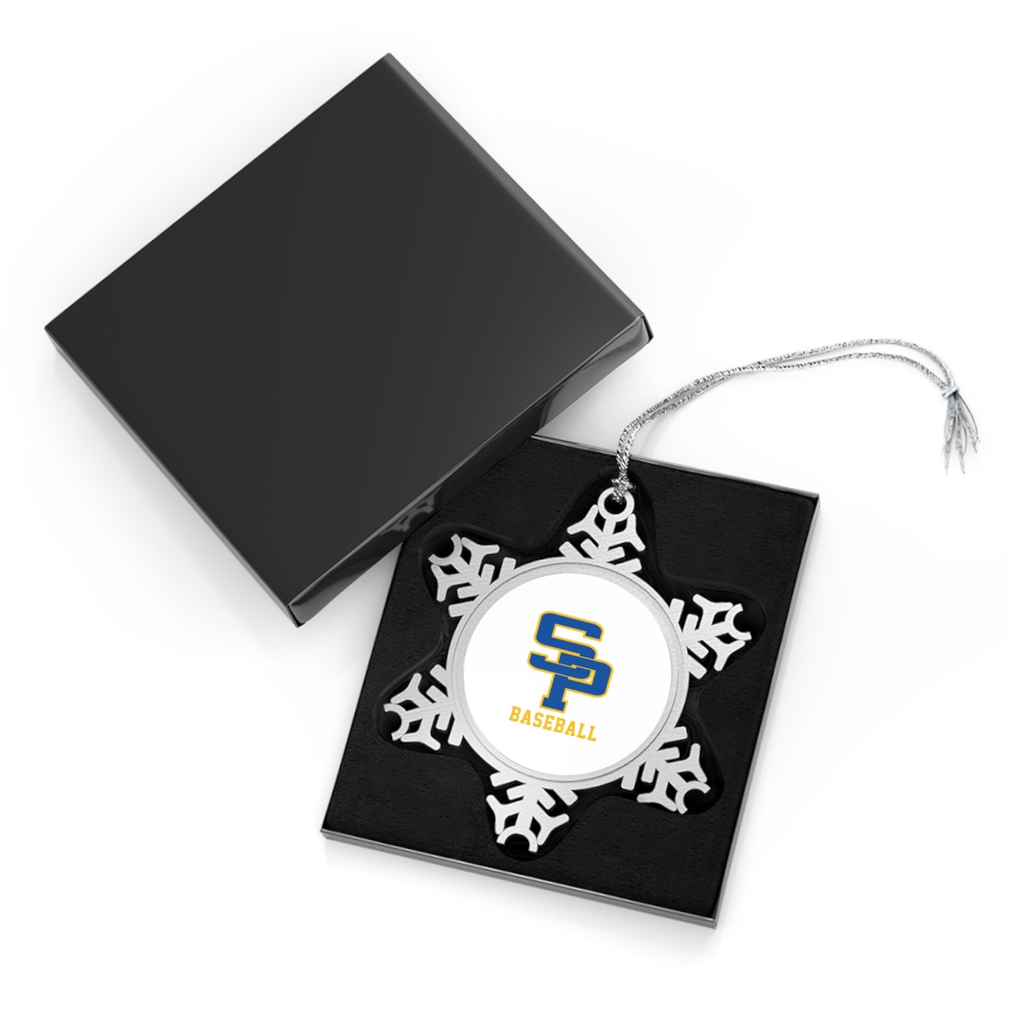 St. Paul's Baseball  Pewter Snowflake Ornament
