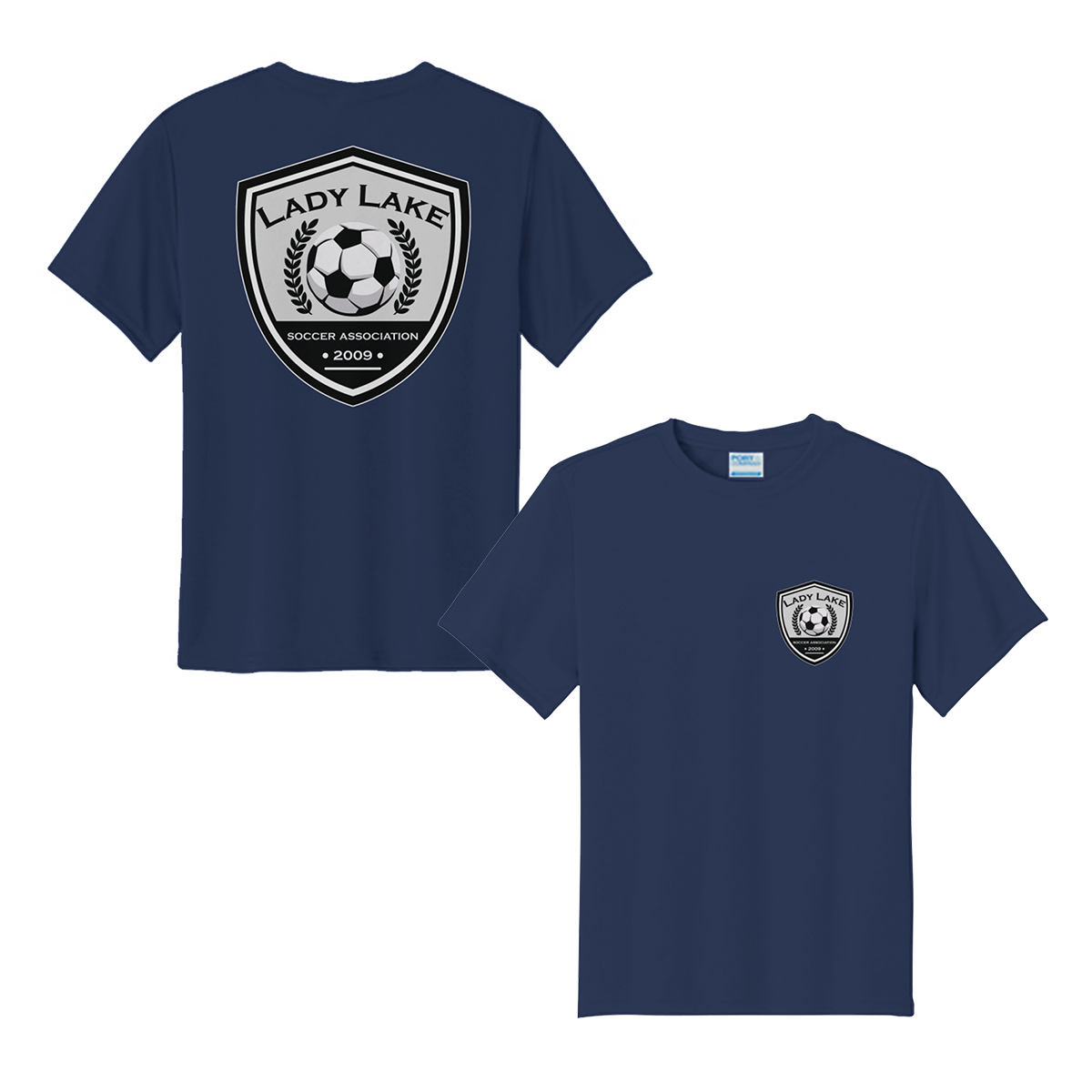 Youth Lady Lake Soccer Association Performance T-Shirt