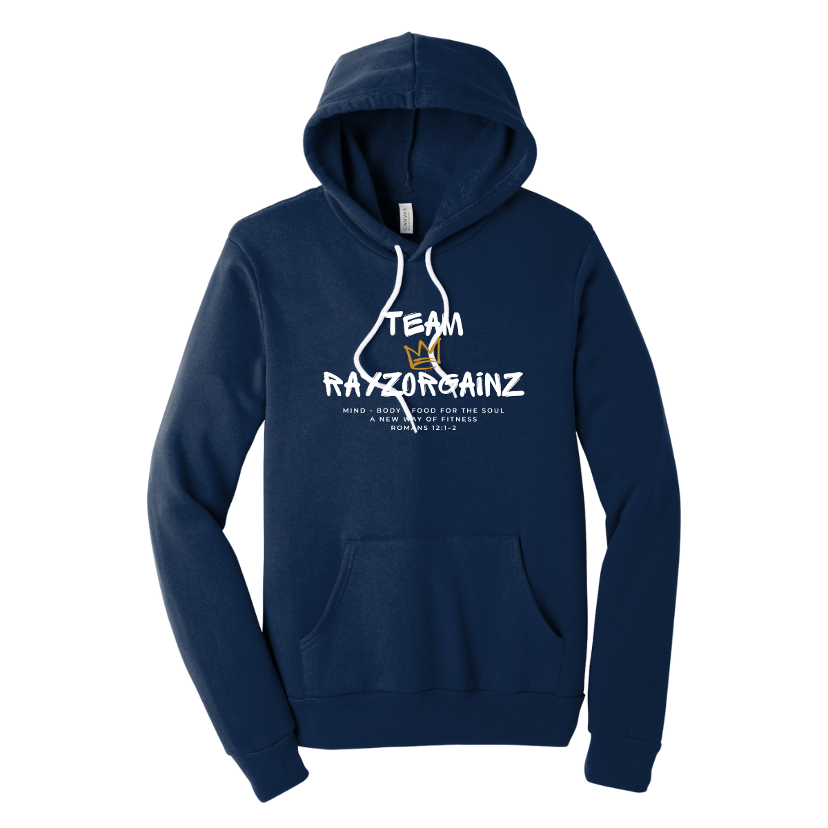 Adult Team Rayzorgainz Bella + Canvas Sponge Fleece Hoodie