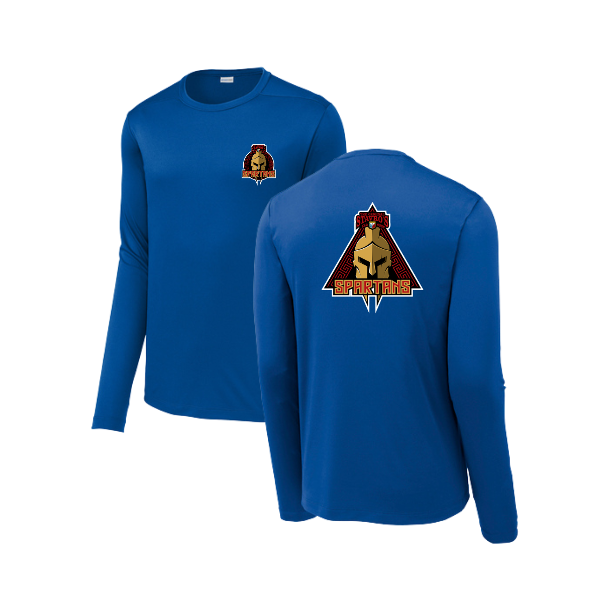 Adult Spartans Sport-Tek Posi UV Pro LS Tee