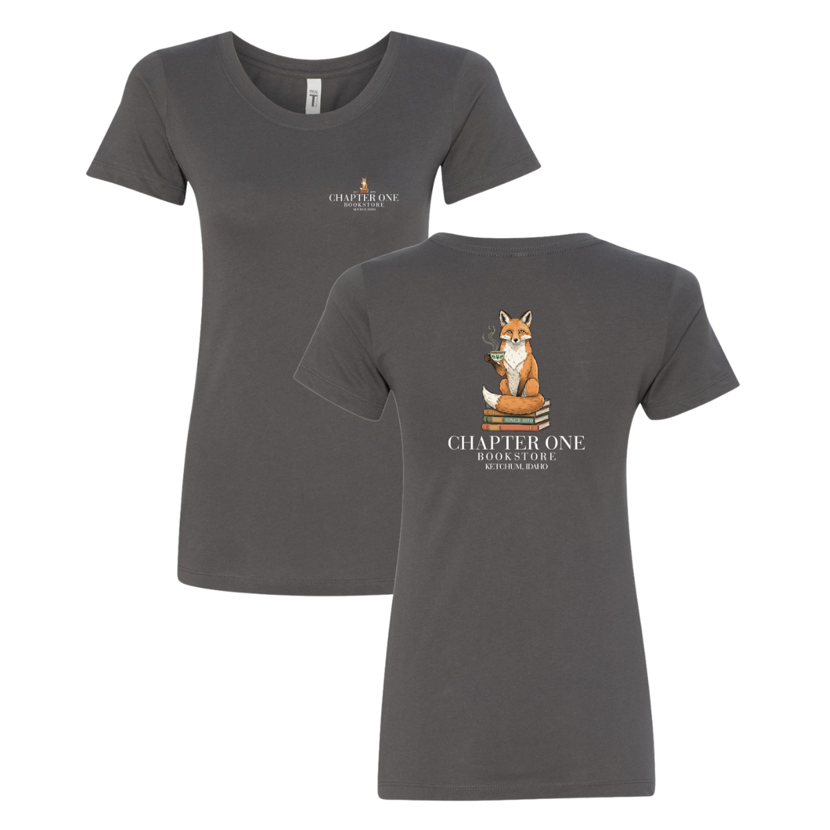 Women's Chapter One Bookstore Next Level Ideal T-Shirt