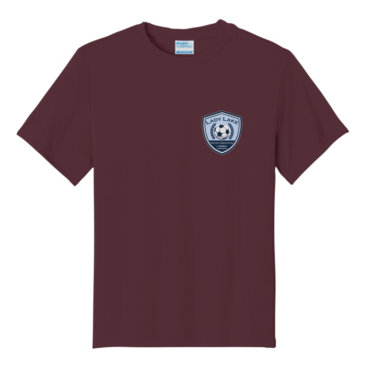 Youth Lady Lake Soccer Association Performance T-Shirt