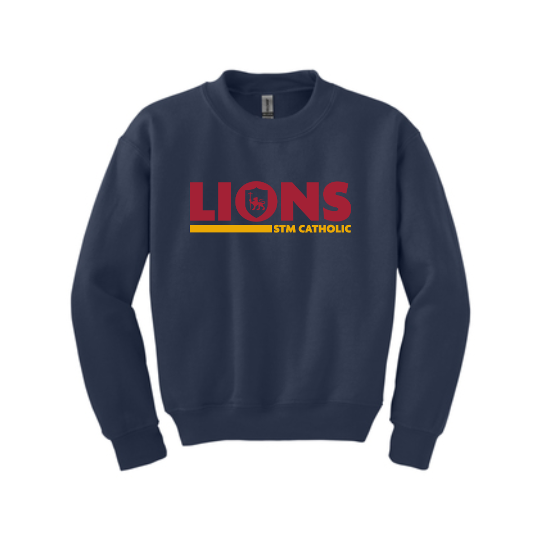 PERSONALIZED - Youth STM Catholic Gildan Crewneck Sweatshirt