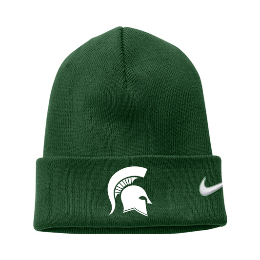 Skyline Spartans Lacrosse Nike Team Cuffed Beanie — Gorge Green