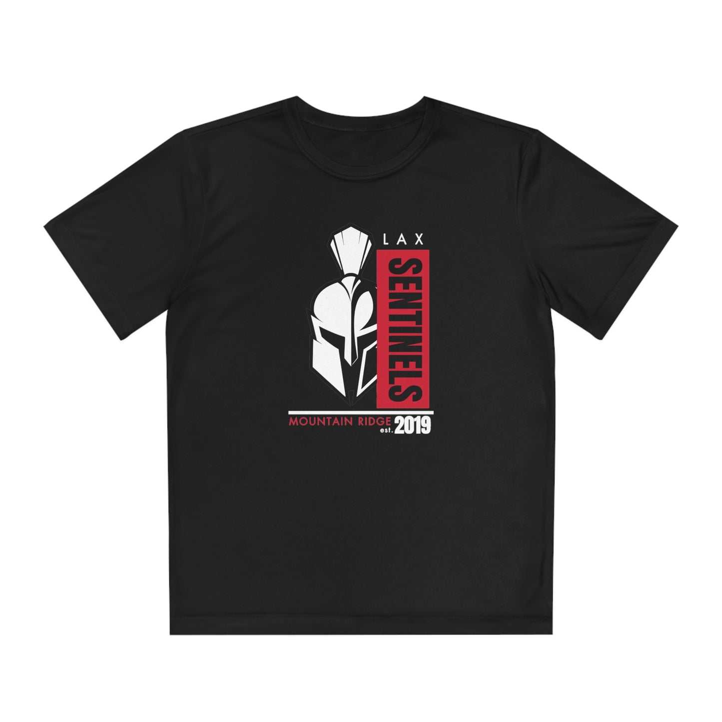 Youth Mountain Ridge Sentinels Lacrosse Sport-Tek Performance T-Shirt