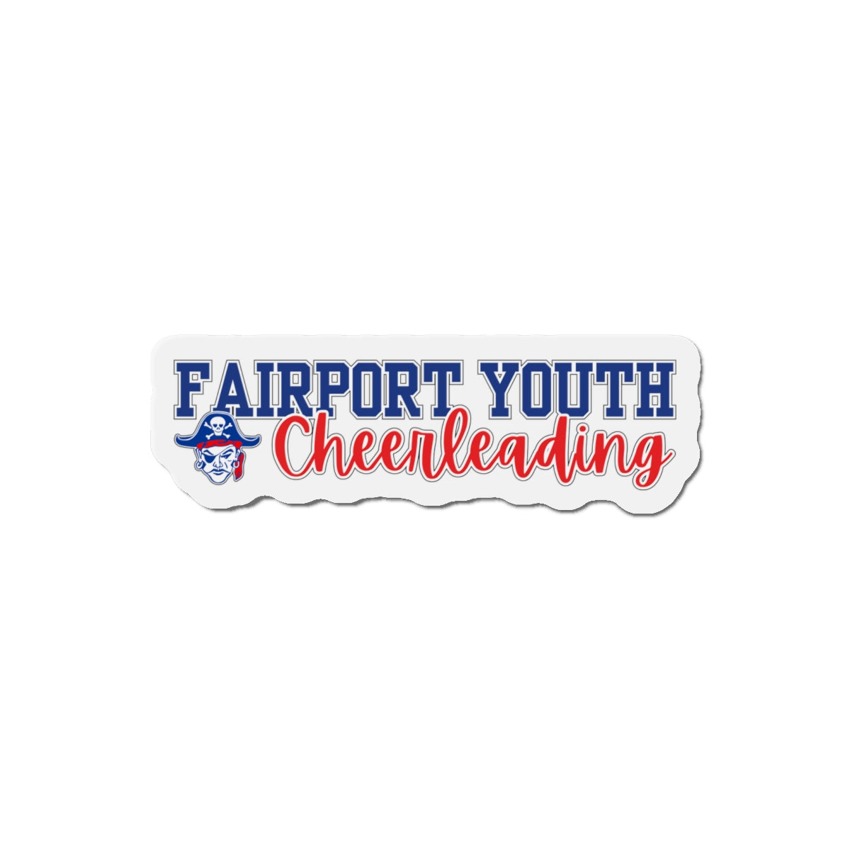 Fairport Football and Cheer Car Magnet