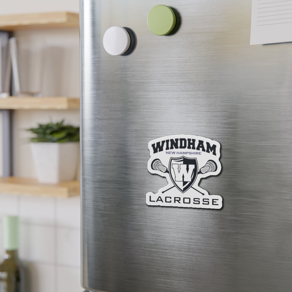 Windham Lacrosse Die-Cut Magnet