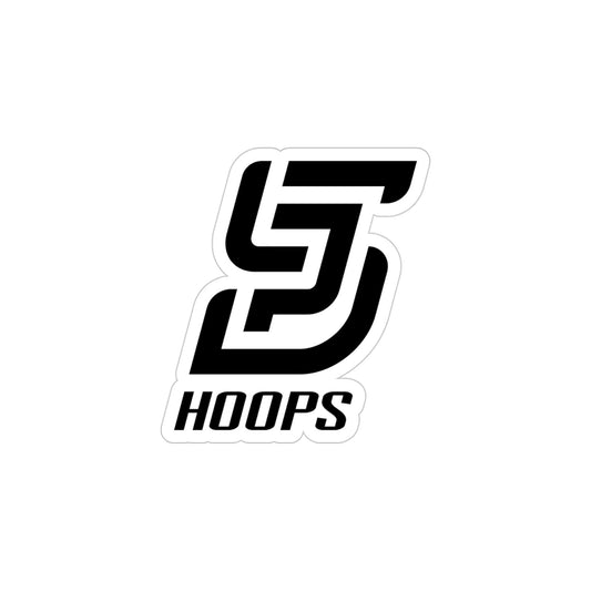 St. Louis Park Traveling Basketball Transparent Die-Cut Outdoor Sticker