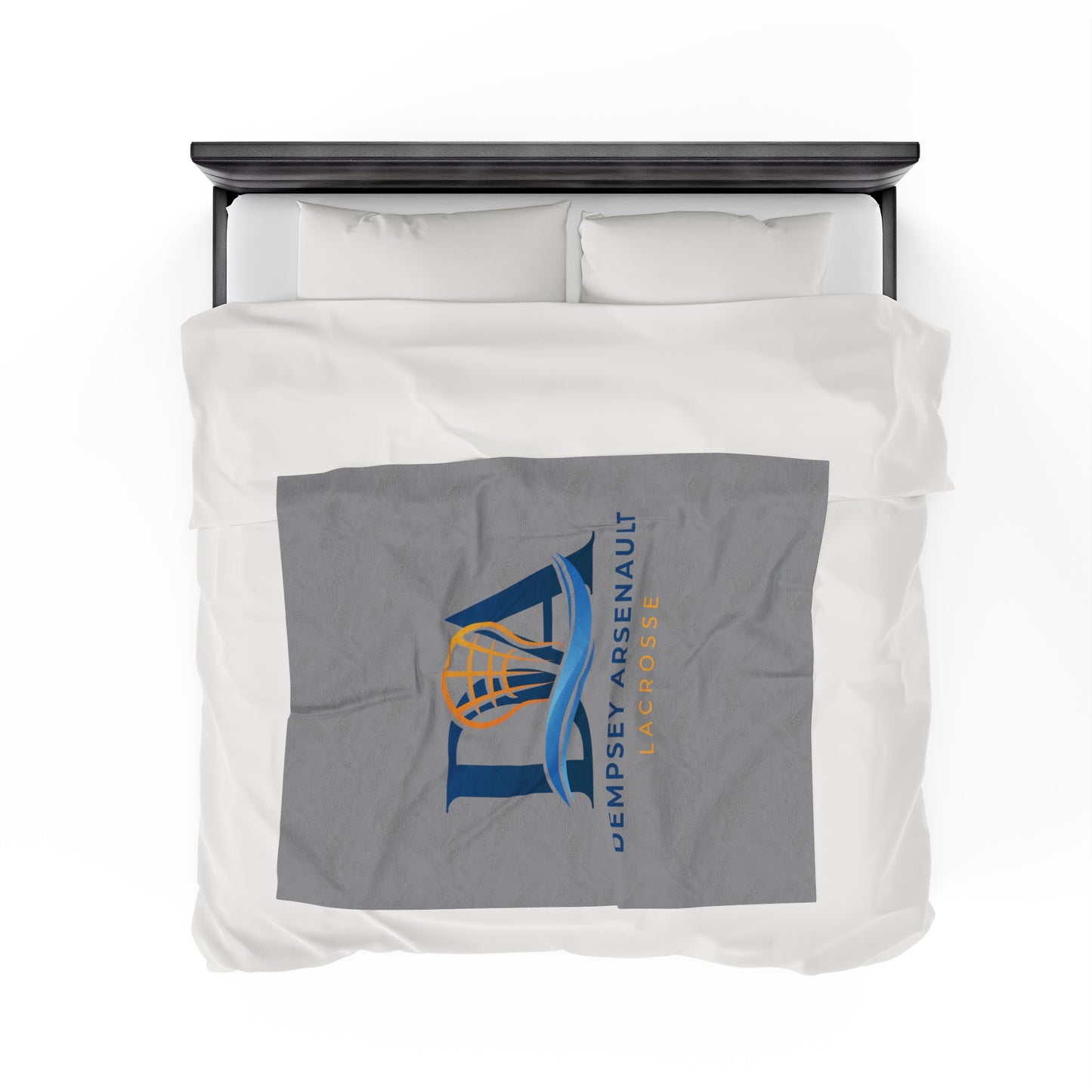 Dempsey Arsenault Lacrosse Velveteen Plush Blanket