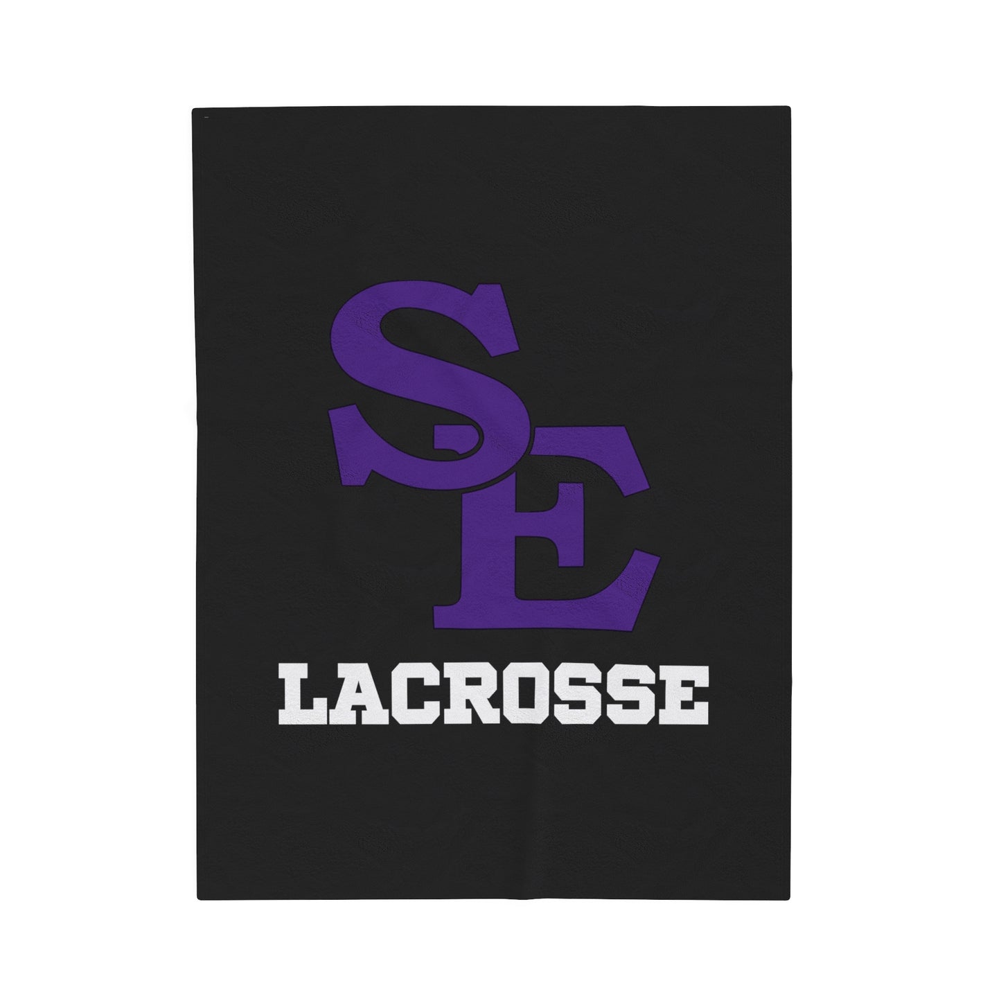 SE Lacrosse Velveteen Plush Blanket