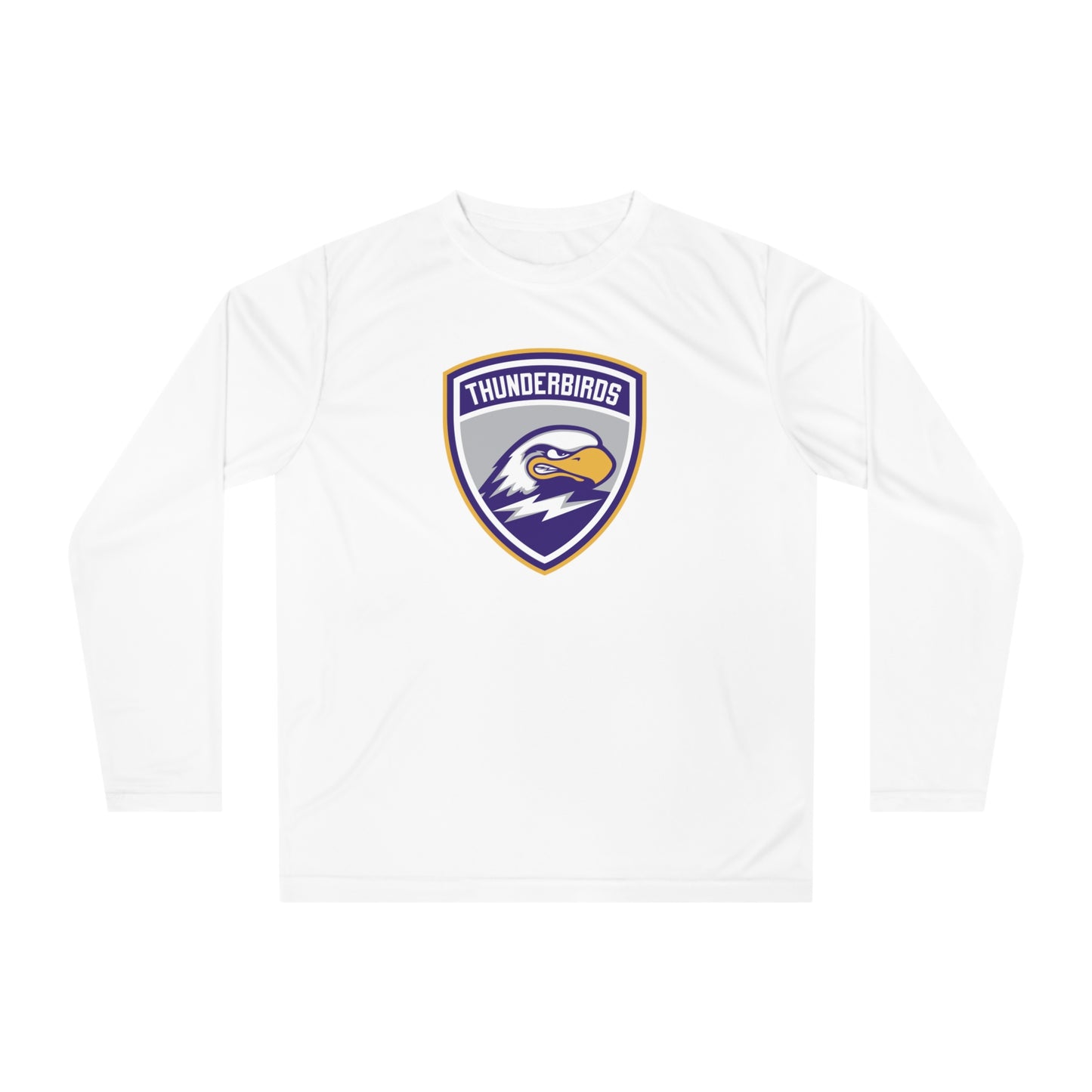 Adult Thunderbirds Hockey Team 365 Performance Long Sleeve Shirt