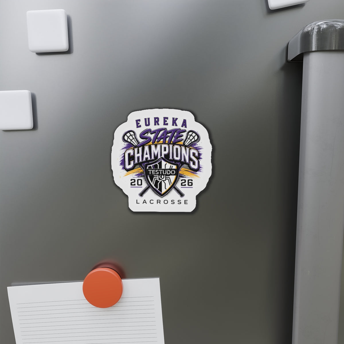Eureka Girls Lacrosse Die-Cut Magnet
