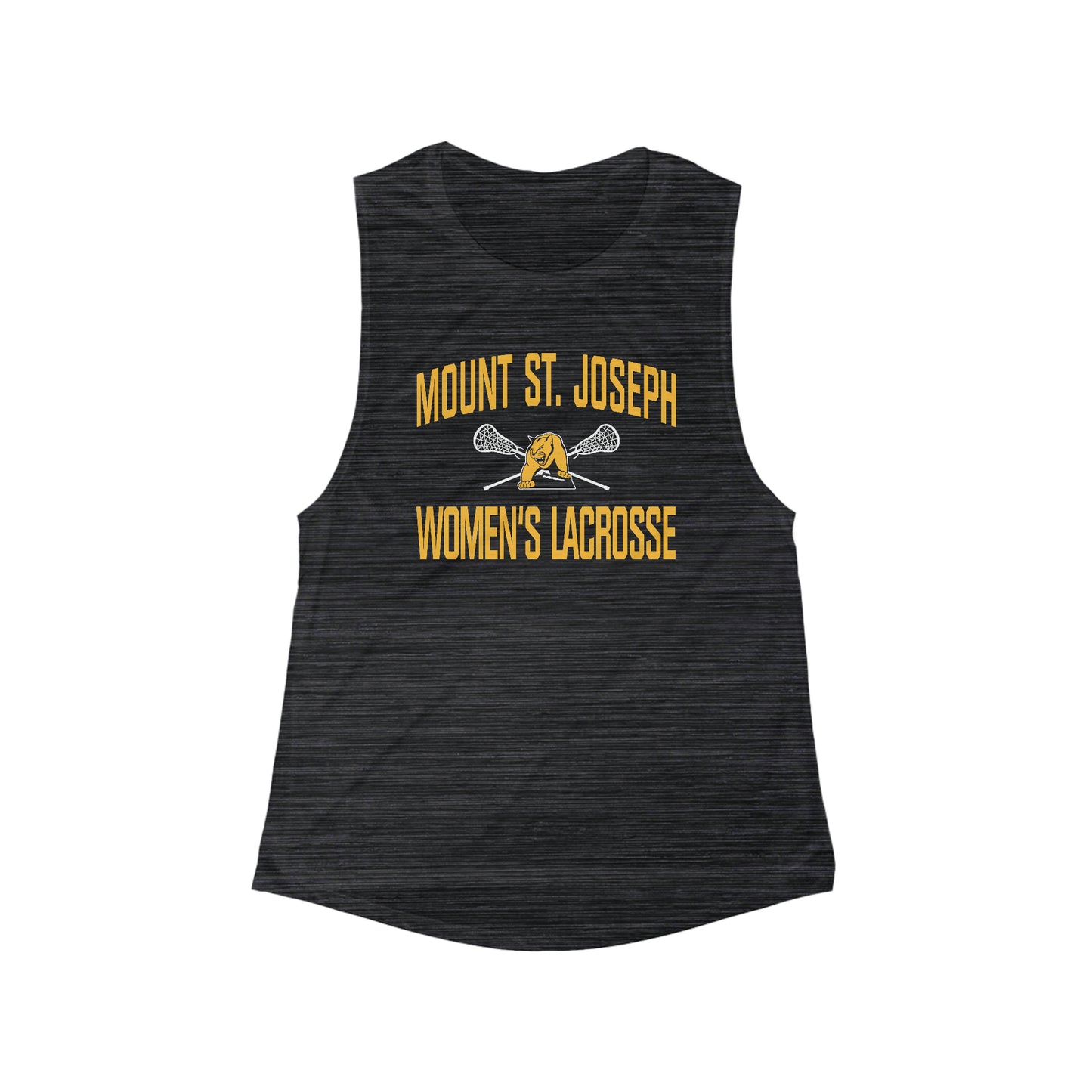 Women's MSJ Lacrosse Bella + Canvas Flowy Scoop Sport Tank