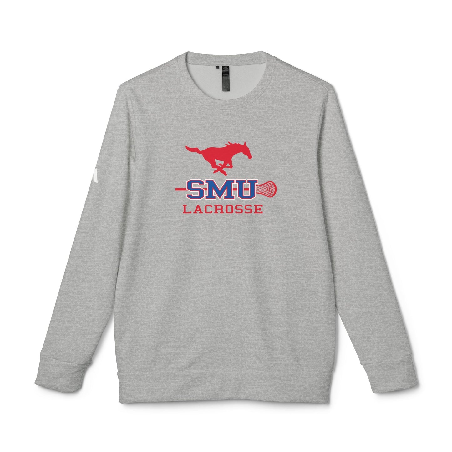 Adult SMU Lacrosse Adidas Fleece Crewneck