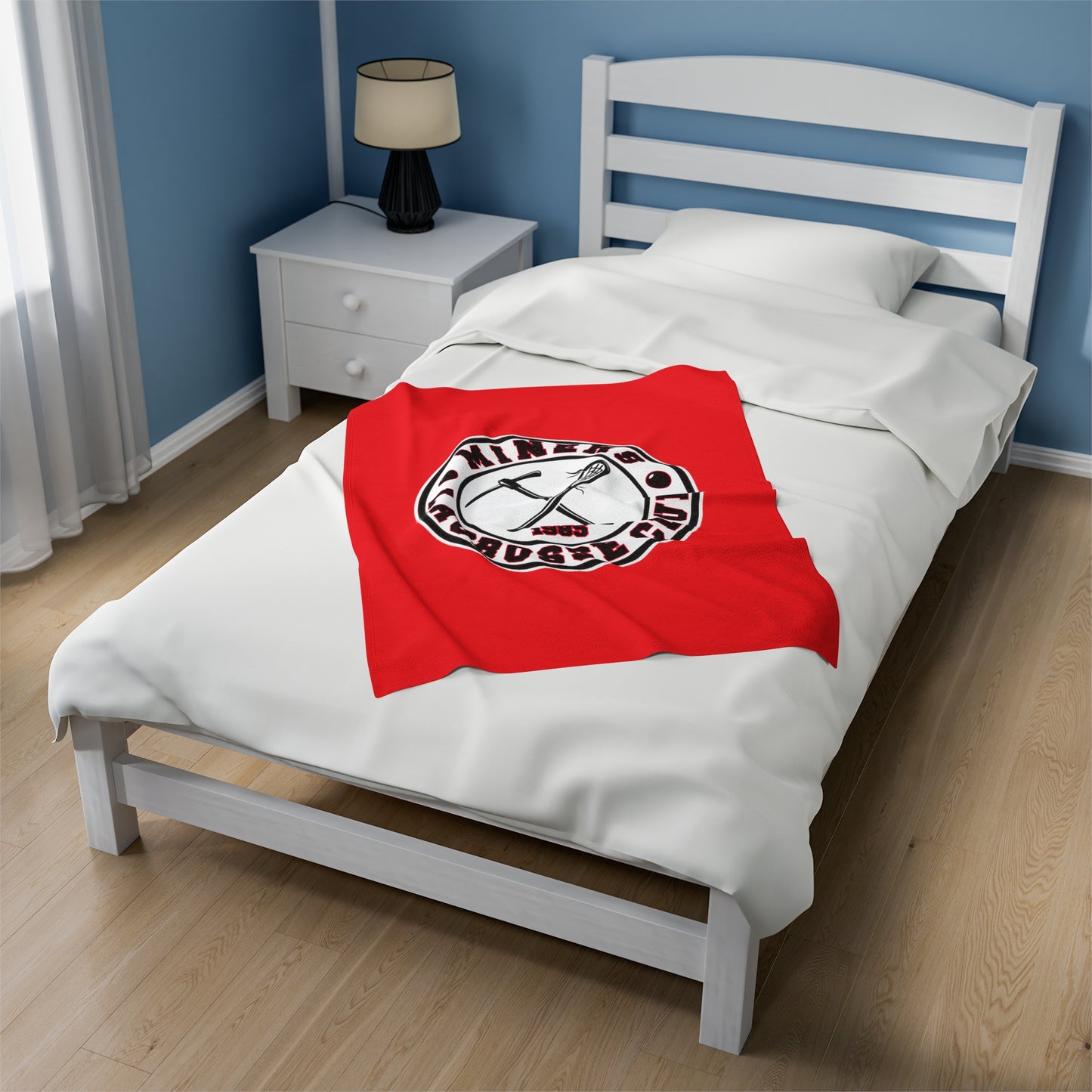 Edmonton Miners Velveteen Plush Blanket