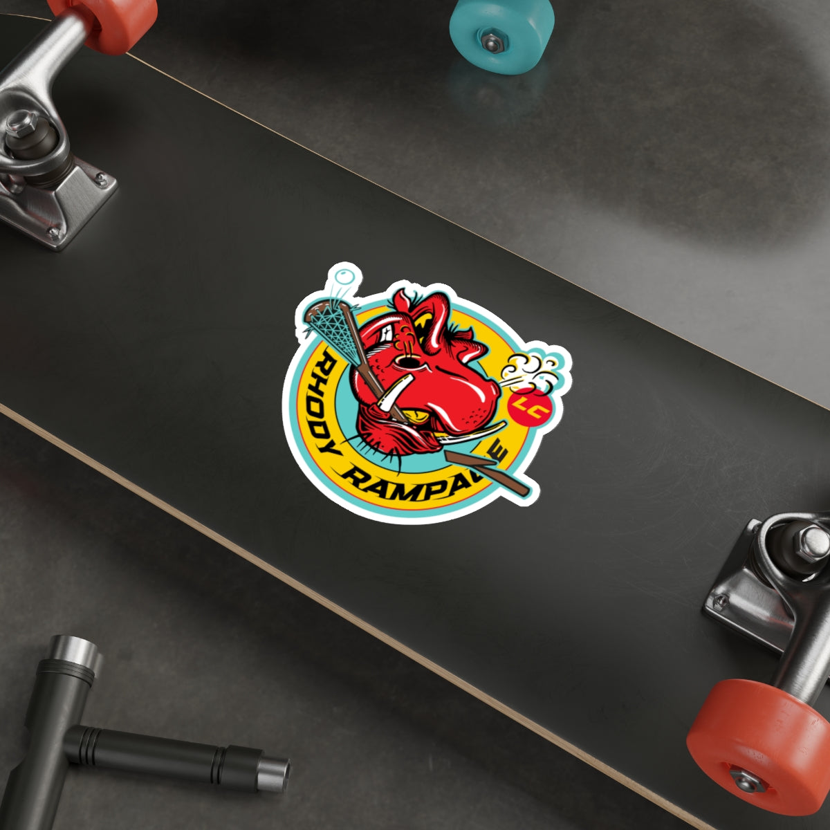 RI Rampage Die-Cut Stickers