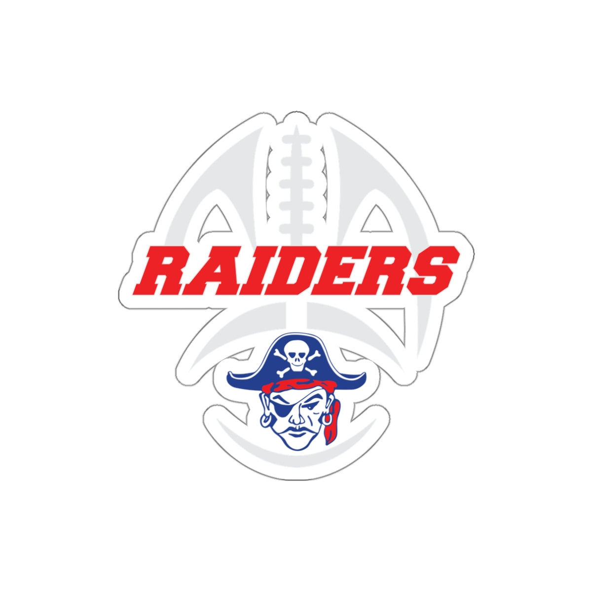 Fairport Football and Cheer Die-Cut Stickers